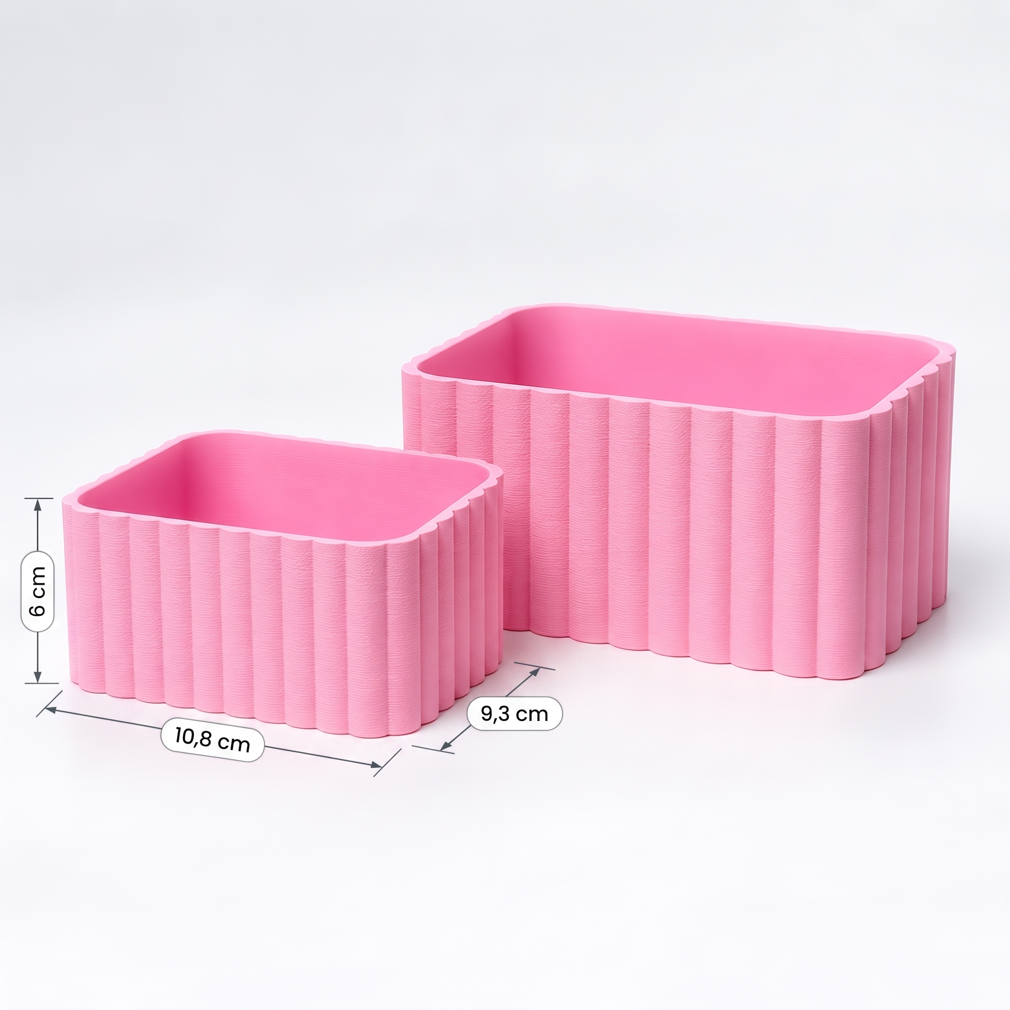 Kit Organizador de Fralda e Algodão — 2 peças