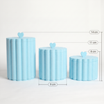 Kit Higiene Bebê — 3 potes com tampa
