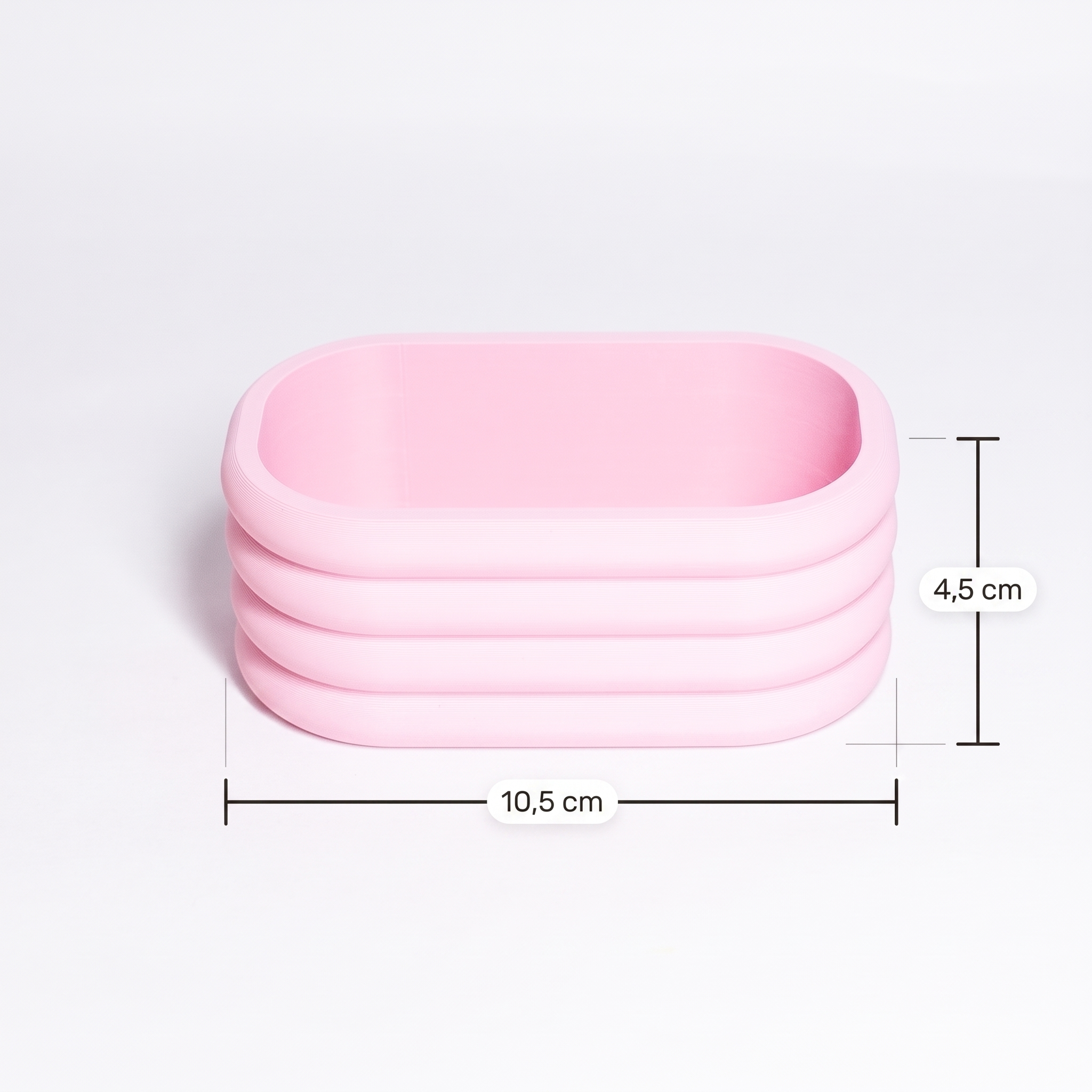 Kit Organizador Cores Variadas — 3 peças e bandeja