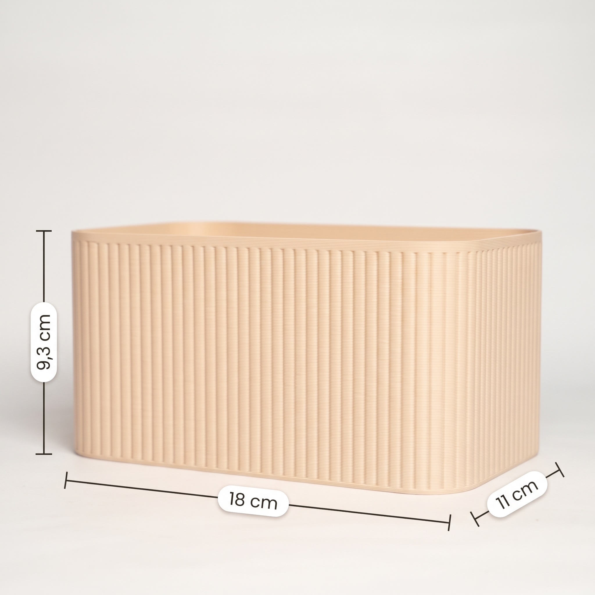 Organizador de Fraldas Aberto 18 cm