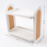 Organizador de bancada com medidas de 25 × 13 × 24 cm