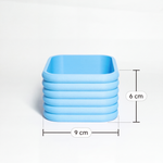 Kit Organizador Cores Variadas — 3 peças e bandeja