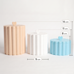 Kit Higiene Bebê — 3 potes com tampa