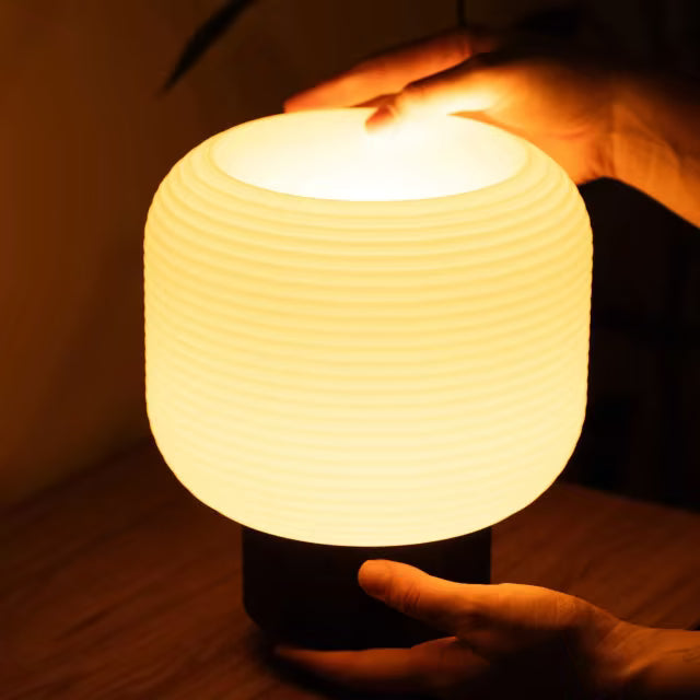 Luminária Lúmen decorativa — material sustentável, soquete E27