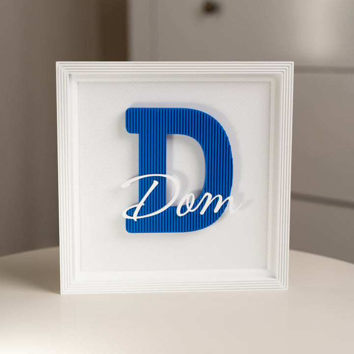 Quadro Monograma Personalizado