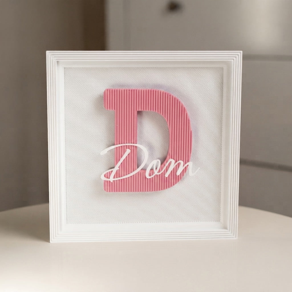 Quadro Monograma Personalizado