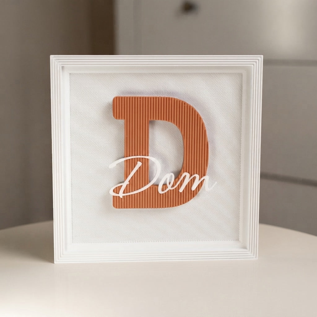 Quadro Monograma Personalizado