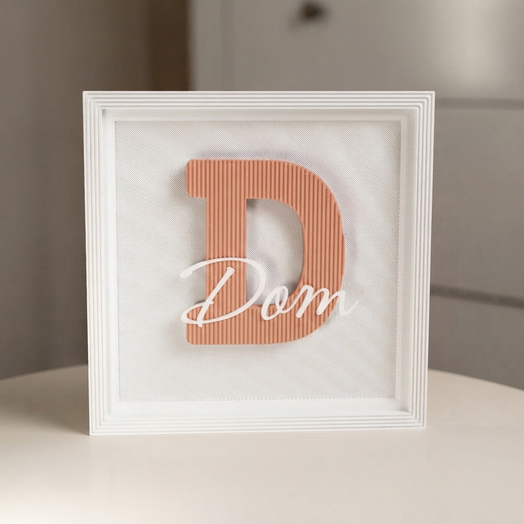 Quadro Monograma Personalizado