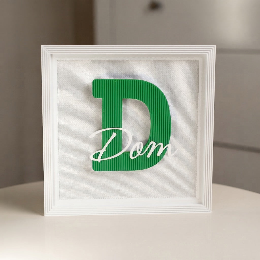 Quadro Monograma Personalizado